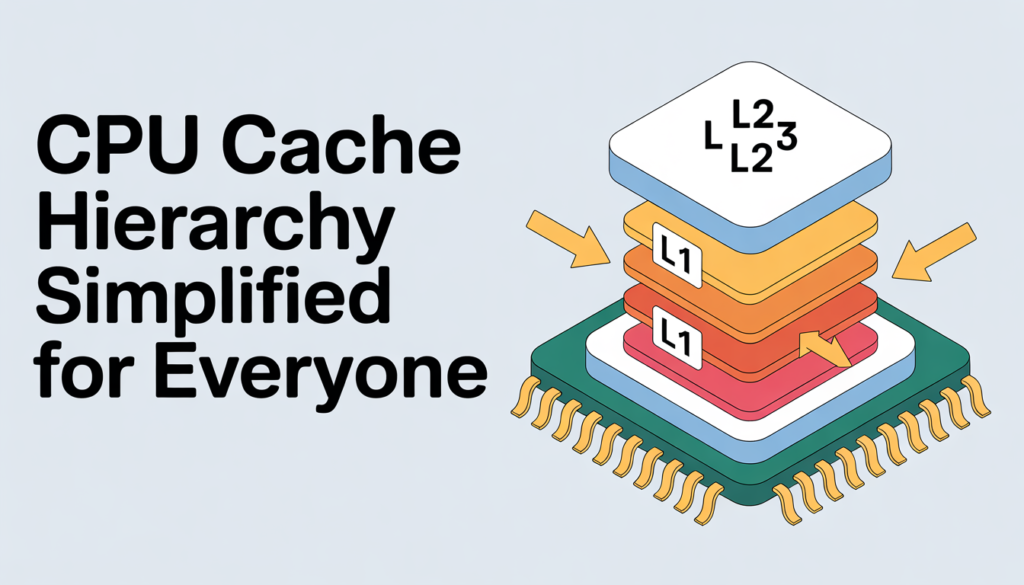 CPU Cache Hierarchy Simplified for Everyone